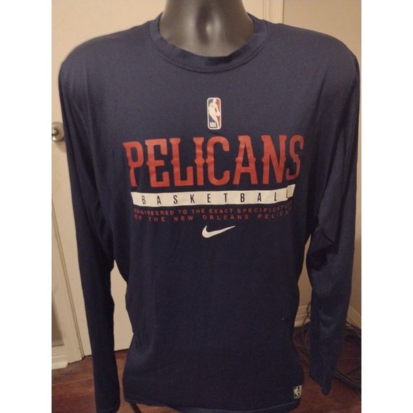 Nike Other - NBA New Orleans Pelicans Basketball The Nike Tee Dri Fit Athletic Cut T-Shirt XL